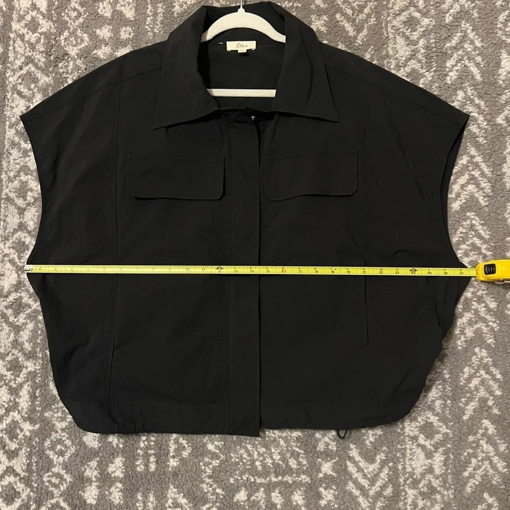 Elan Black Women's Vest Jacket size L (Q110)
